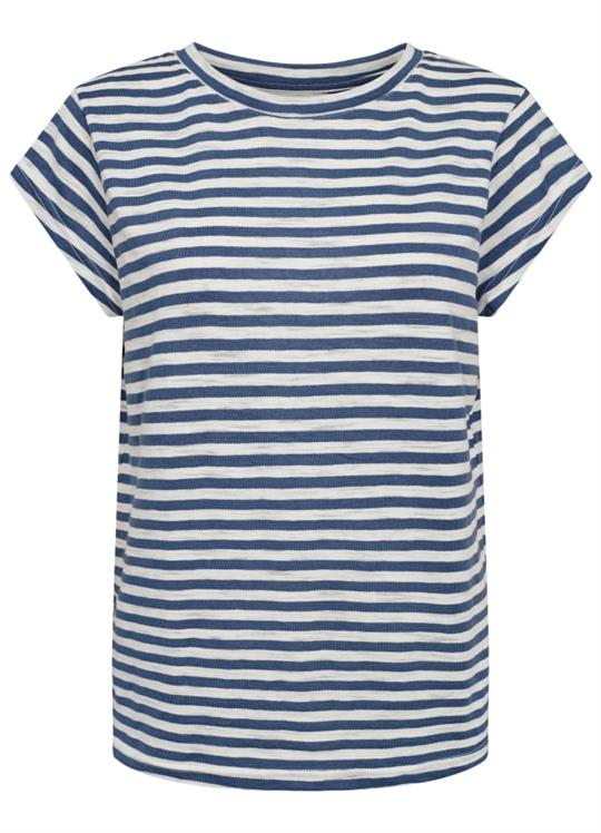 Liberté - Ulla Stripe T-Shirt - Navy White Stripe