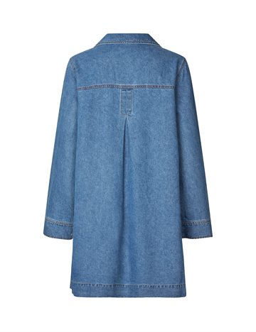 Global F - Fialeo Dress - Mid Vintage Blue