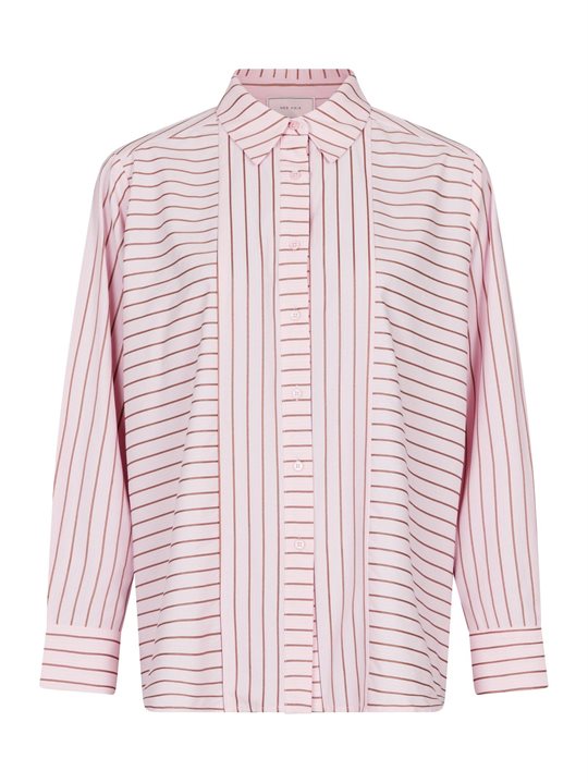Billede af Neo Noir - Gili Multi Stripe Shirt - Light Pink