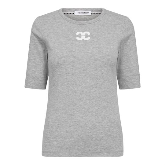 Co' Couture - Granny Logo Tee - Grey Melange