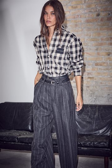 Haute L\' Amitié - Early Haute Check Shirt - Black Check