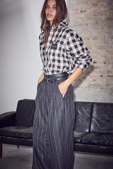 Haute L\' Amitié - Early Haute Check Shirt - Black Check
