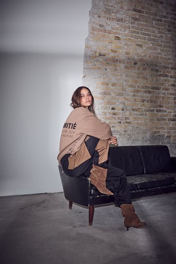 Haute L\' Amitié - Rabi Mix Pocket Pant - Dusty Mocca