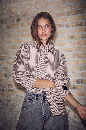 Haute L\' Amitié - Drew Barrel Panel Jeans Mocca - Mocca