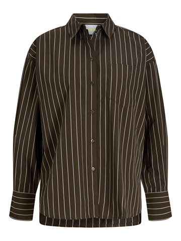 JJXX - Jamie LS Relaxed Poplin Shirt - Demitasse