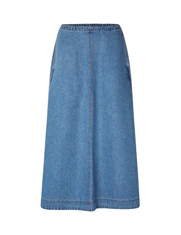 Global F - Junea Skirt - Mid Vintage Blue