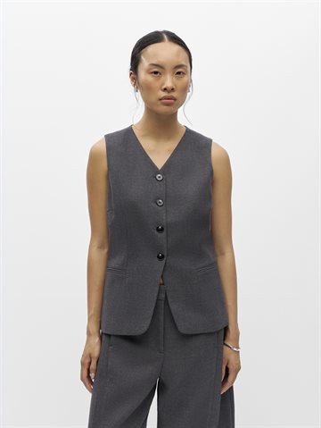 Object - Kavin Waistcoat - Dark Grey Melange
