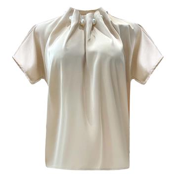 Liberté - Pip SS Pearl Blouse - Champagne