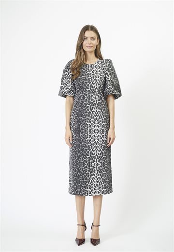 Co\' Couture - Leo Puff Dress - Dark Grey