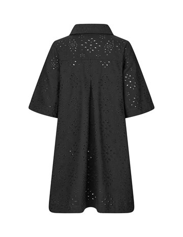 Global Funk - Mira Dress - Black Anglaise