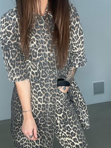 Global Funk - Mira Dress - Leopard Mist