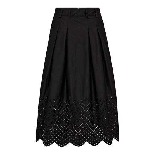 Co\' Couture - Poppy Anglaise Skirt - Black