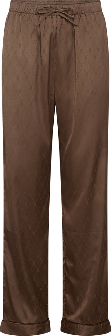 Hype The Detail - Satin Pyjamas - Brown