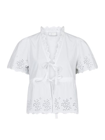 Neo Noir - Satsi Embroidery Blouse - Hvid