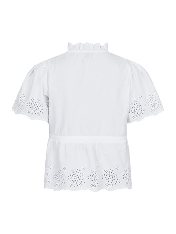 Neo Noir - Satsi Embroidery Blouse - Hvid