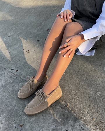 Copenhagen Shoes - Savannah Suede Loafers - Biscuit