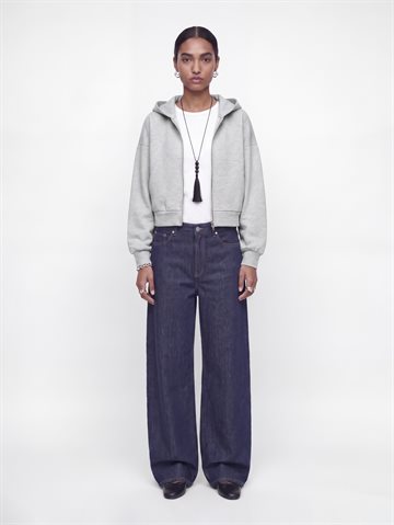 JJXX - Sunny Scuba Ls Hood Sweat - Light Grey Melange