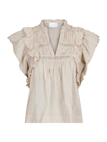 Neo Noir - Jayla Voile Top - Sand