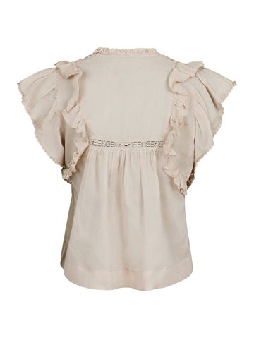 Neo Noir - Jayla Voile Top - Sand
